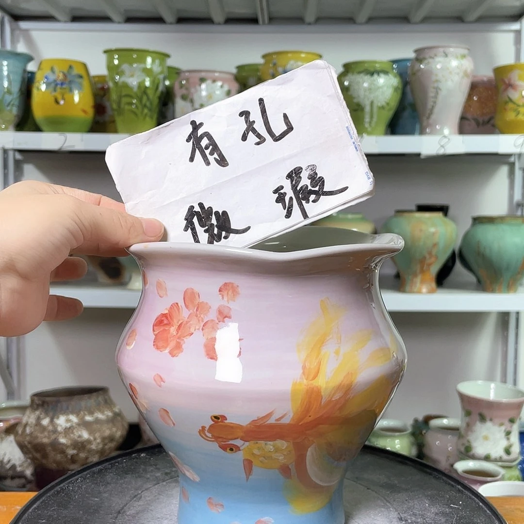 景德镇陶瓷花盆花器暇256