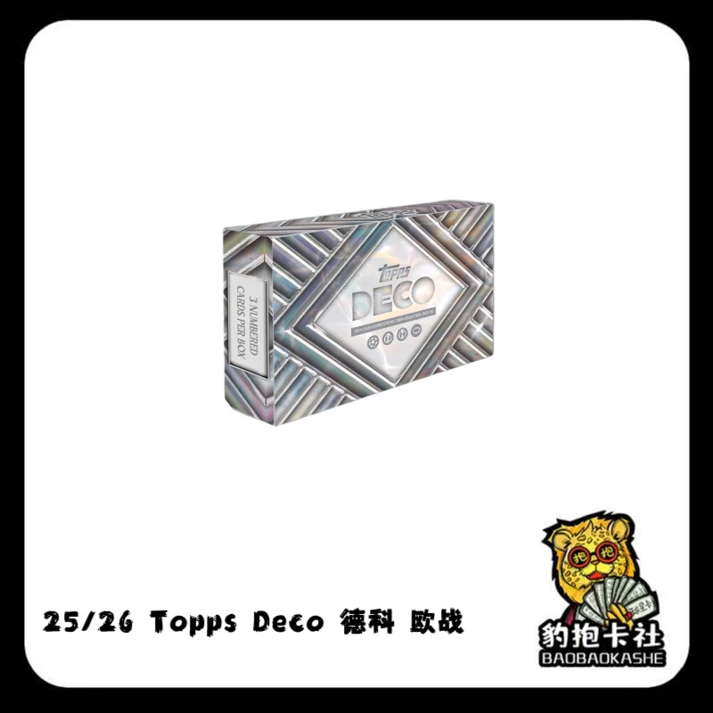25/26 Topps DECO 德科 欧战 足球球星卡 盲盒拆盒 默认代拆
