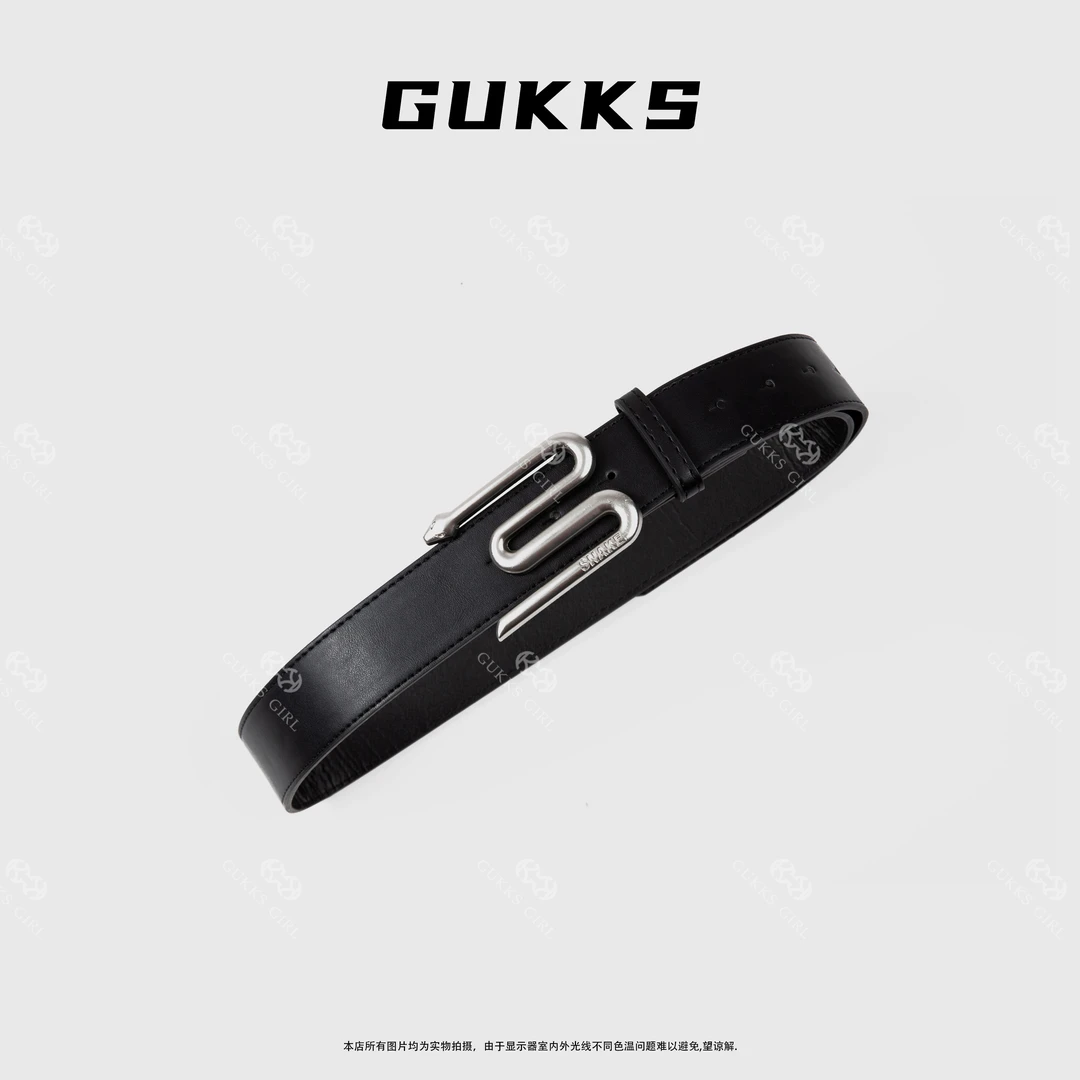 娜娜GUKKS/2025蛇年个性女士皮带高级感牛仔裤装饰腰带