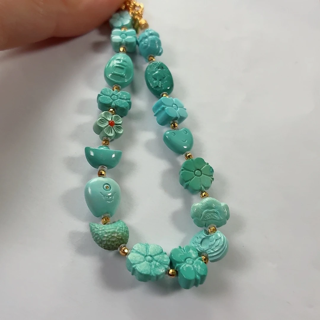 未镶嵌绿松石珠宝奇石