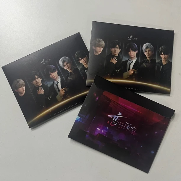 恋与深空亚克力双闪色纸 16/12cm 收藏卡