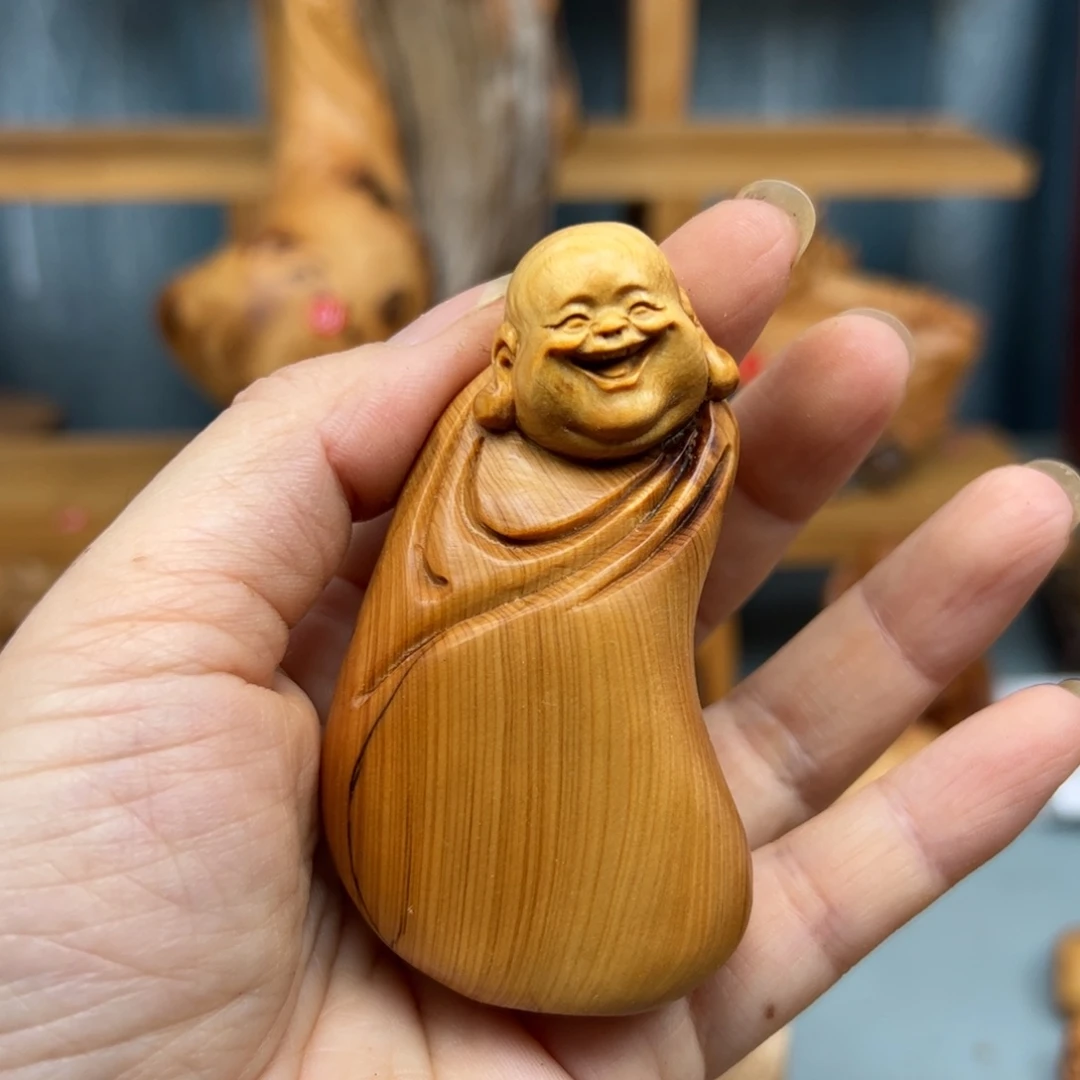 柏木崖柏木摆件手把件，7