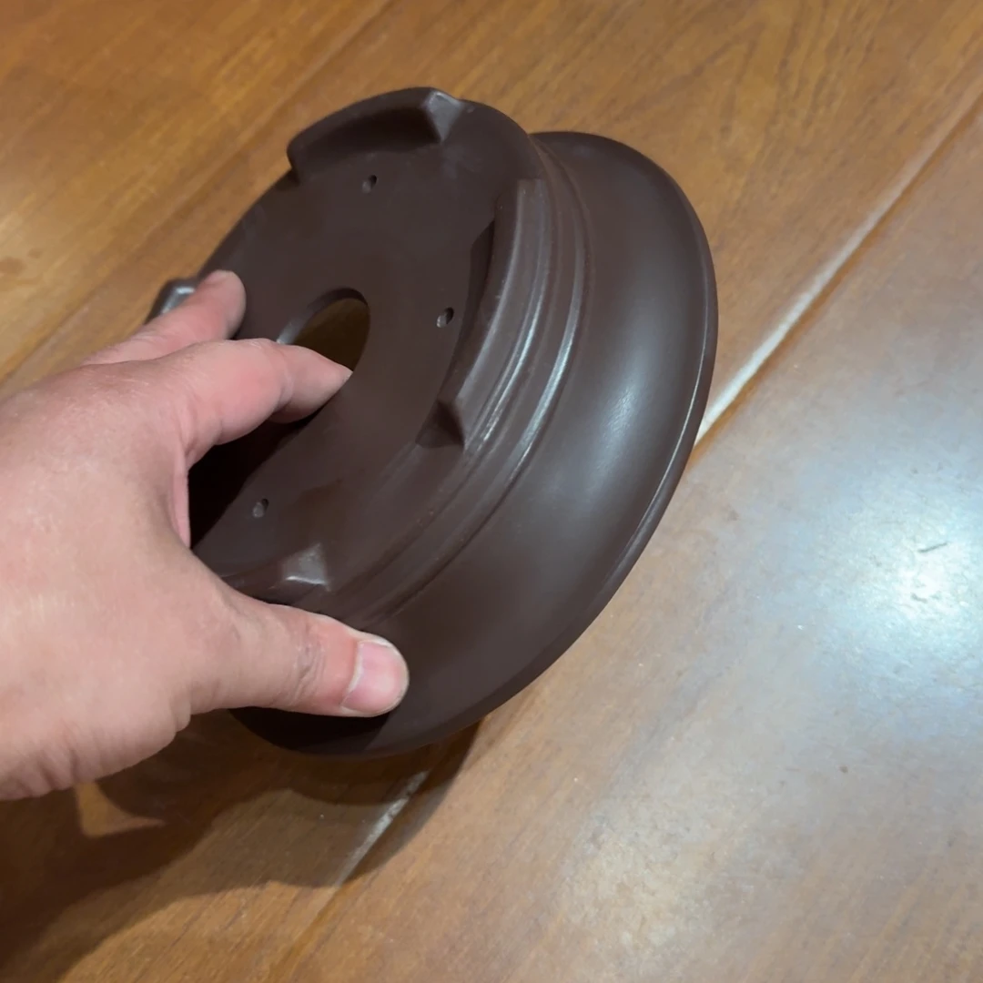 紫砂花盆原矿紫泥