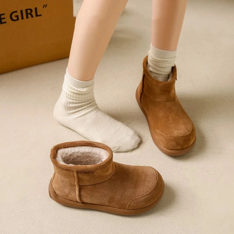【现货+运费险】棉鞋女休闲风潮流风棉靴冬季通用雪地靴马丁靴CY