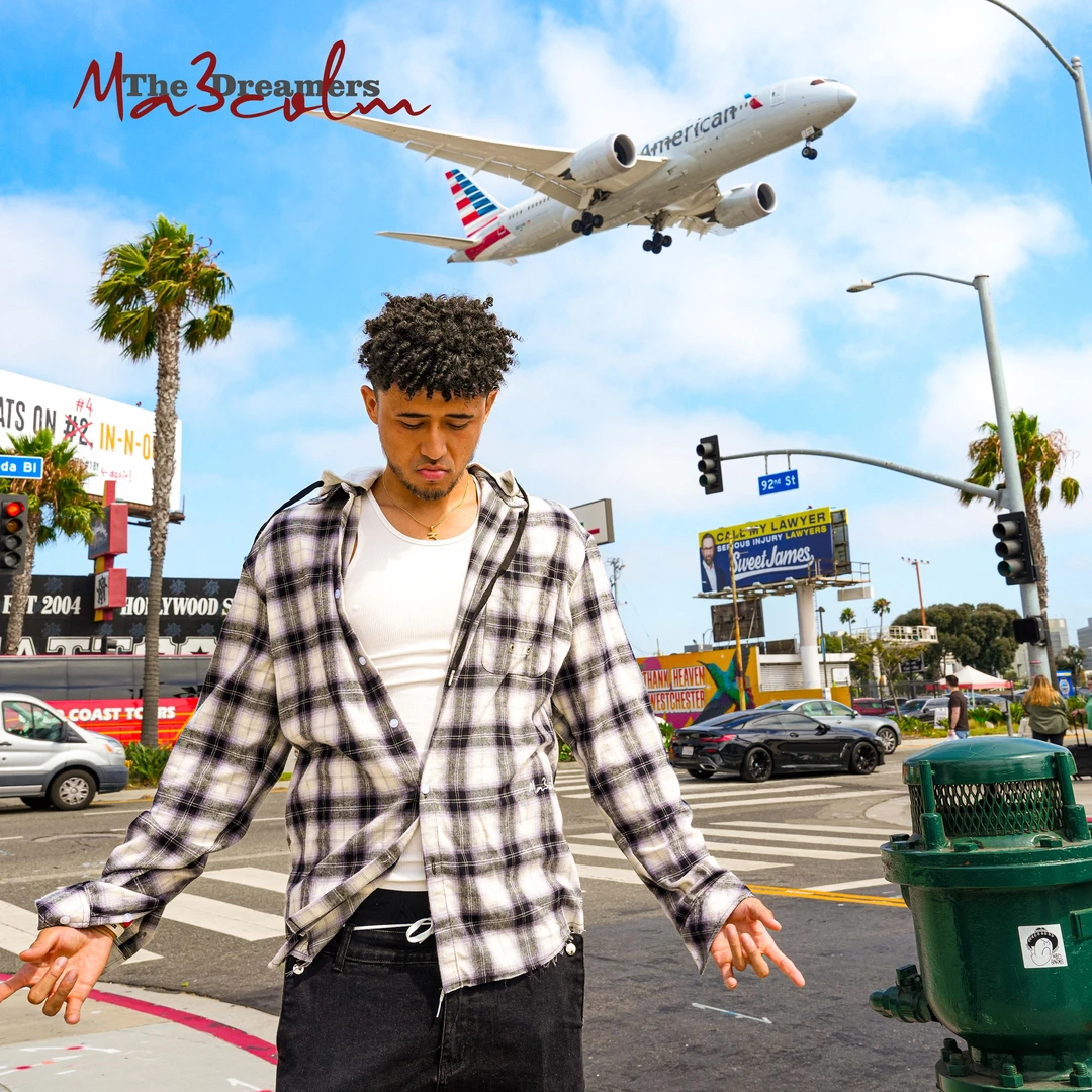 Ma3colm追梦系列双色连帽可拆卸格子衬衫外套卡米然