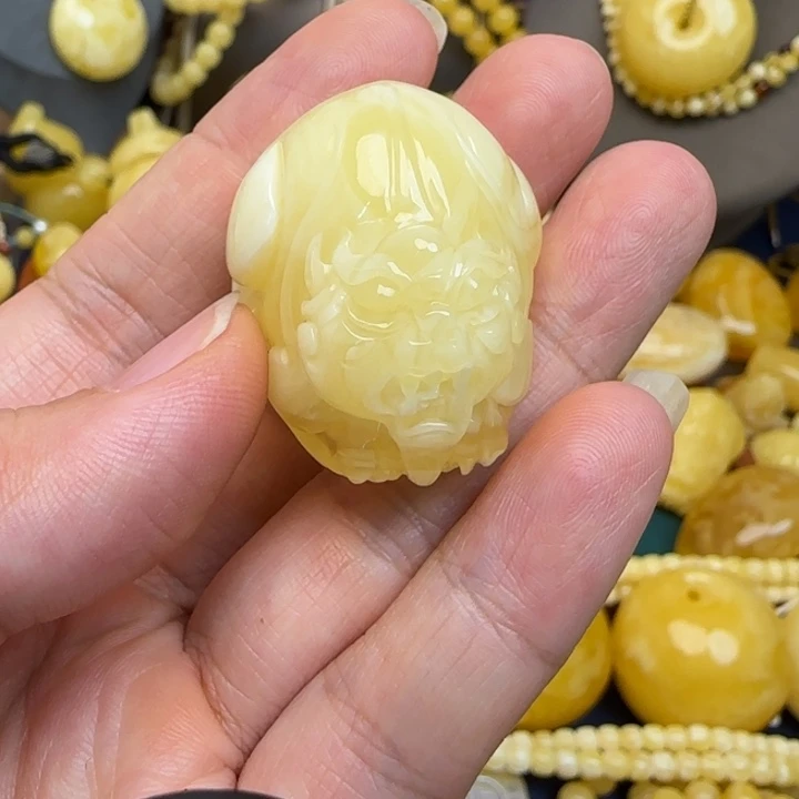 蜜蜡颈饰未镶嵌天然蜜蜡