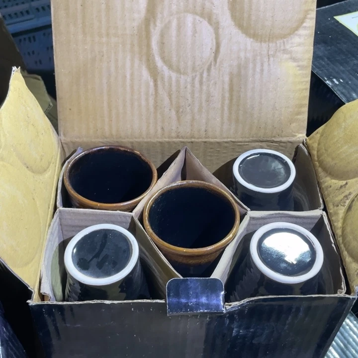 琉璃手工艺品陶瓷艺术摆件一盒