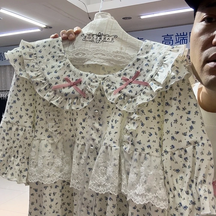 三醋酯纤维宫廷风家居服