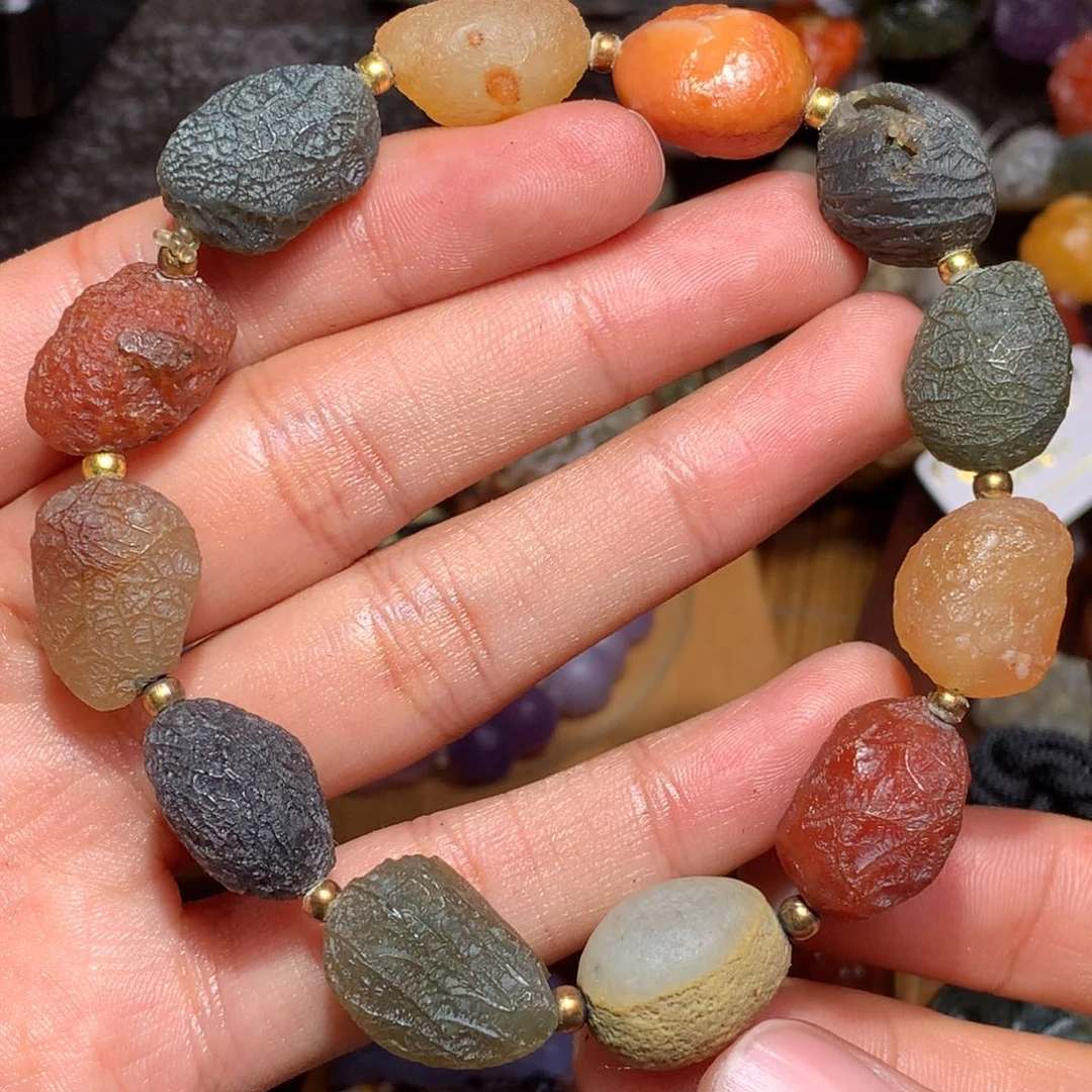 未镶嵌玛瑙/玉髓珠宝半成品