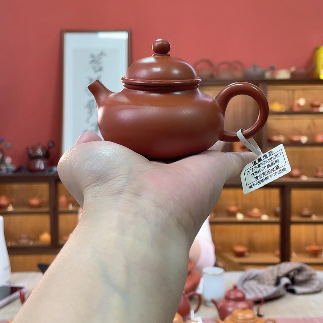 紫砂茶壶潮州全手工手拉壶
