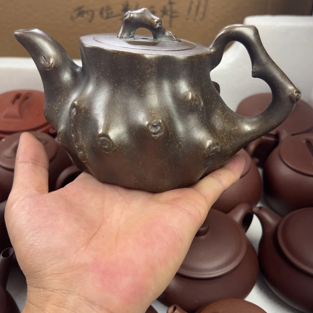 茶壶紫砂宜兴原矿紫砂壶350毫升容量