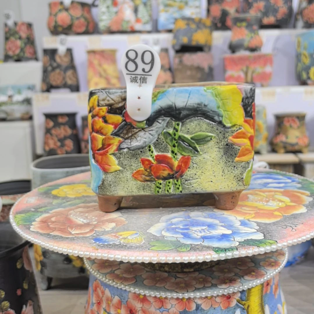 花盆红泥景德镇花盆