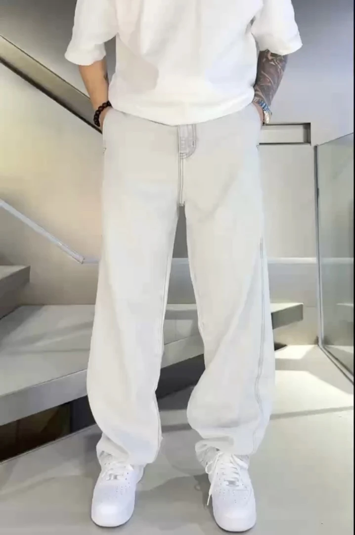 2025新款时尚百搭男女同款牛仔裤  5152