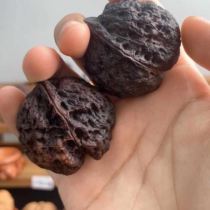 文玩核桃b件火焰金蟾