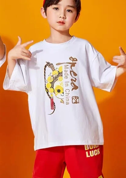 C1上白色脸谱短袖