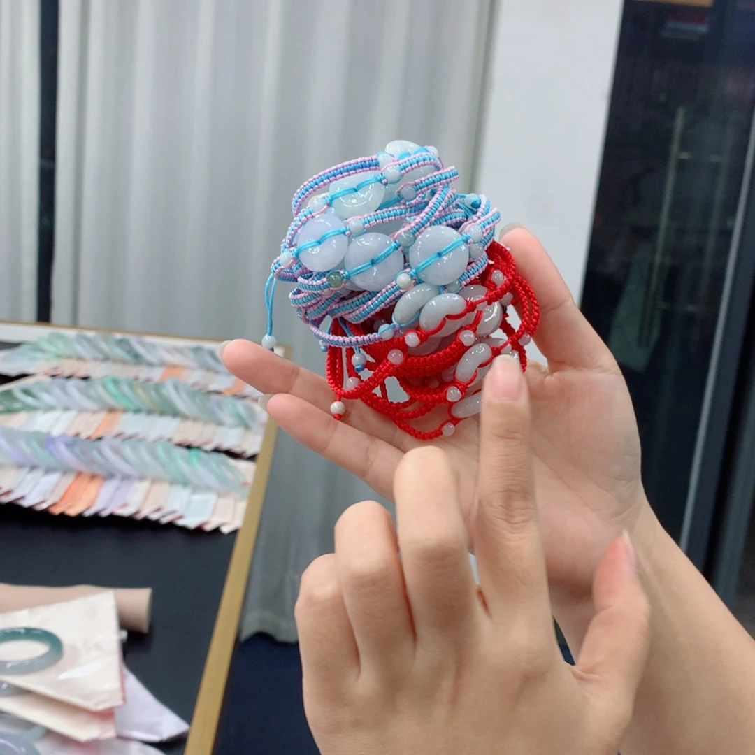 翡翠未镶嵌手链买断