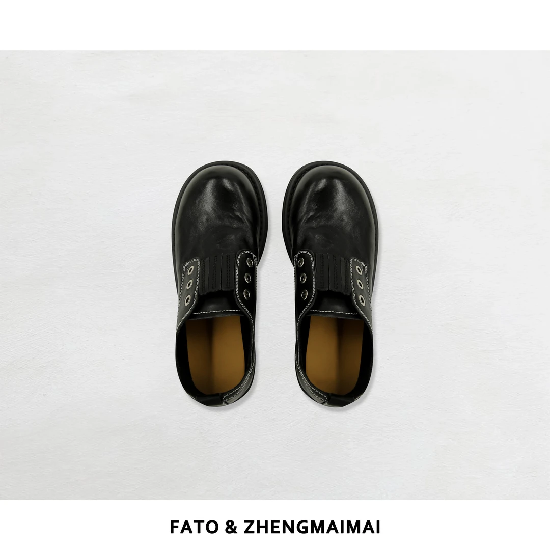 【郑买买】乐福学院 新款学院风寄出百搭经典明线乐福鞋 JL50903XZ