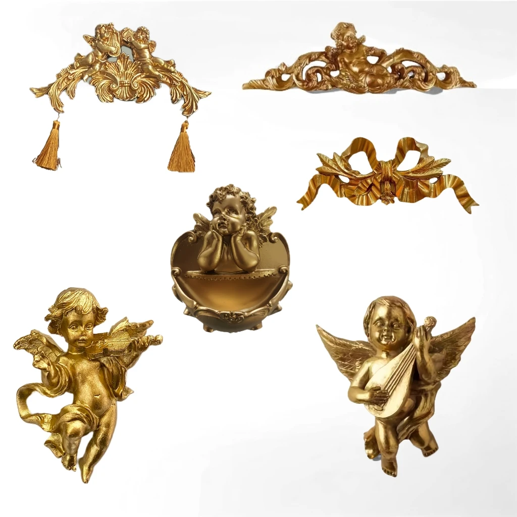 法式复古相框挂墙背景墙房间装饰画组合挂画摆件小众挂饰欧式画框