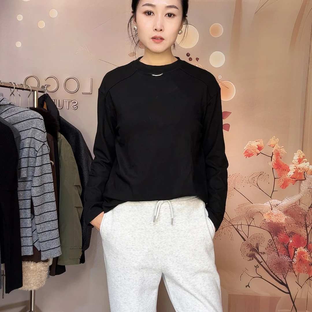 黑色大版磨毛打底