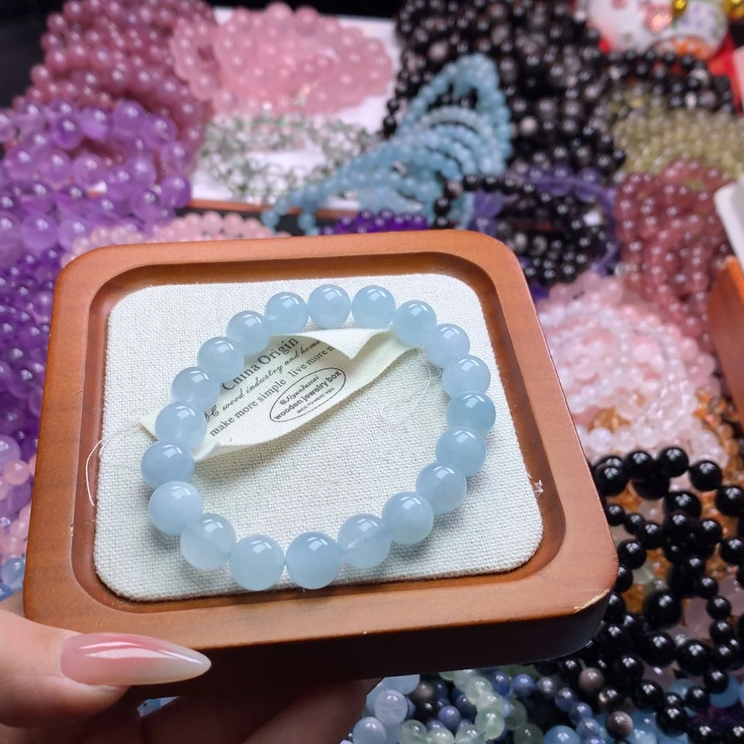 水晶手链未镶嵌o****海蓝宝卡10