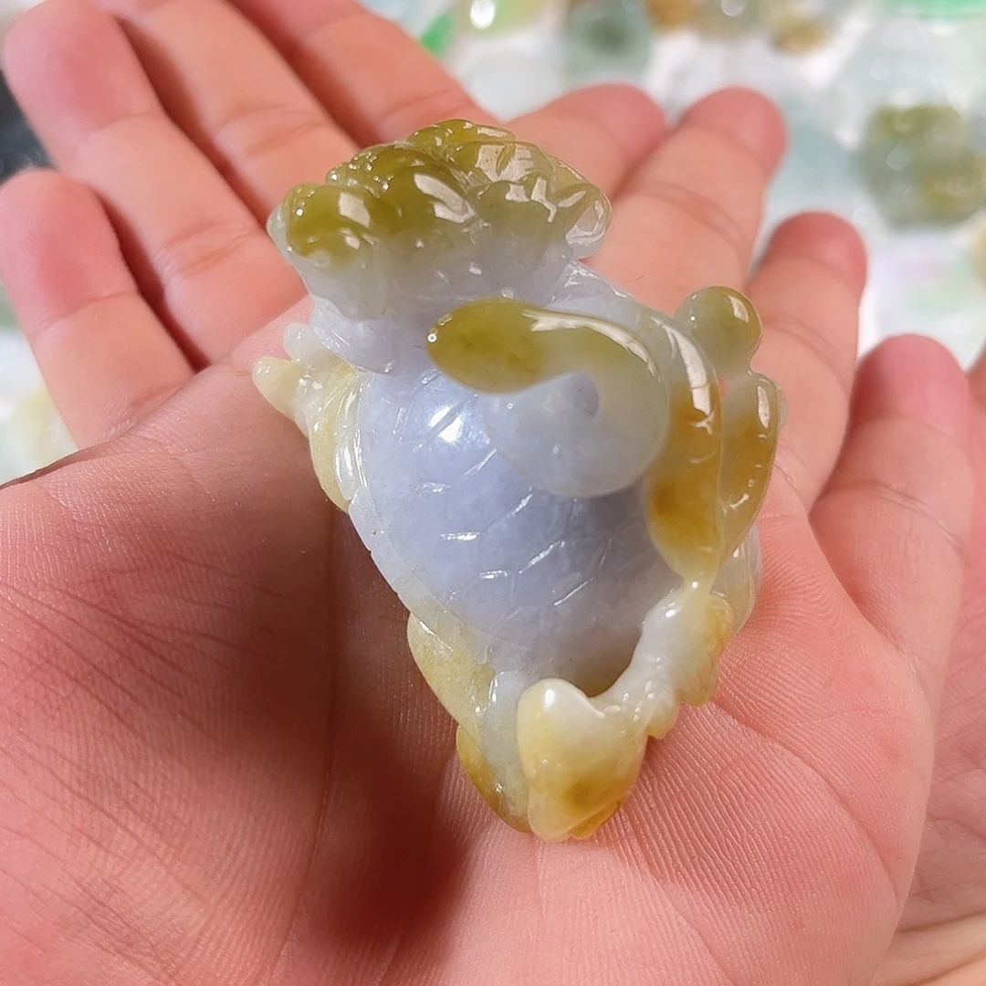 颈饰未镶嵌翡翠龙龟