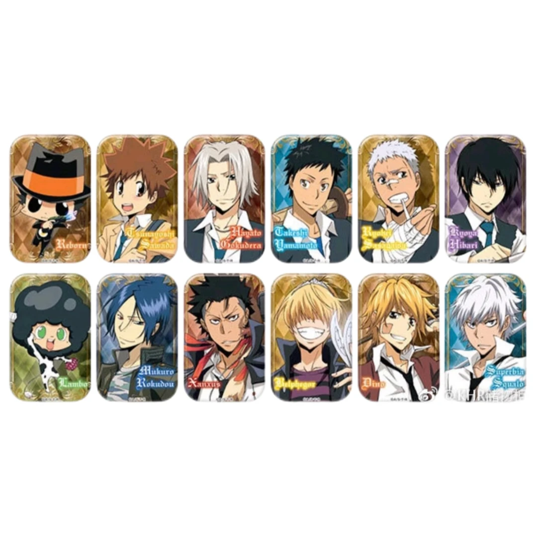 (欧啦)bw 家庭教师reborn 圆角方吧唧【默认代拆未成年禁止下单】