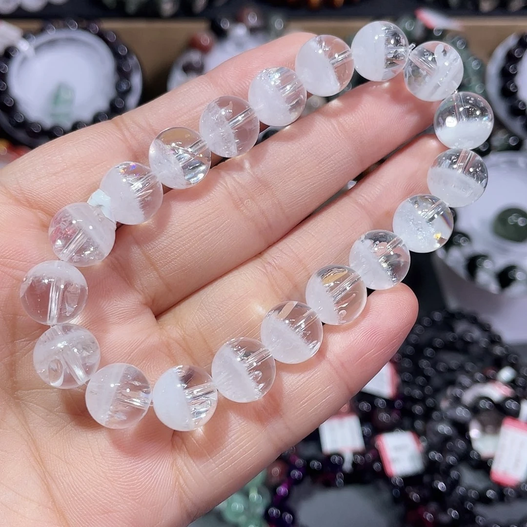 水晶手链未镶嵌白幽灵手串