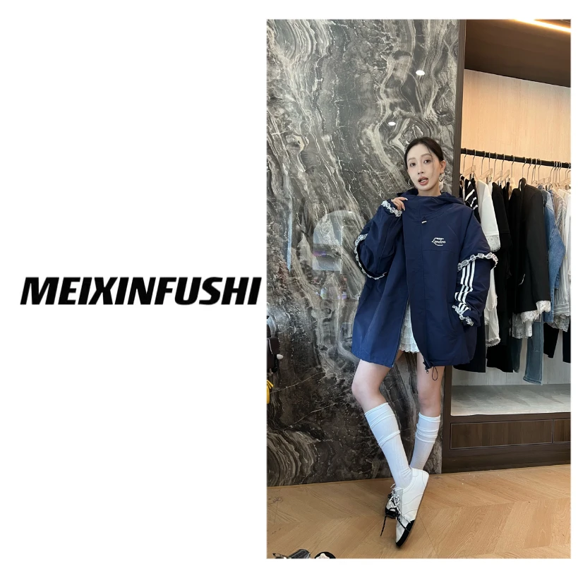 【Mei Xin】双层袖蕾丝拼接外套/1223/D