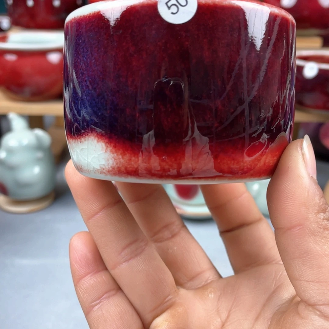 瓷片纯手工制作……微微瑕