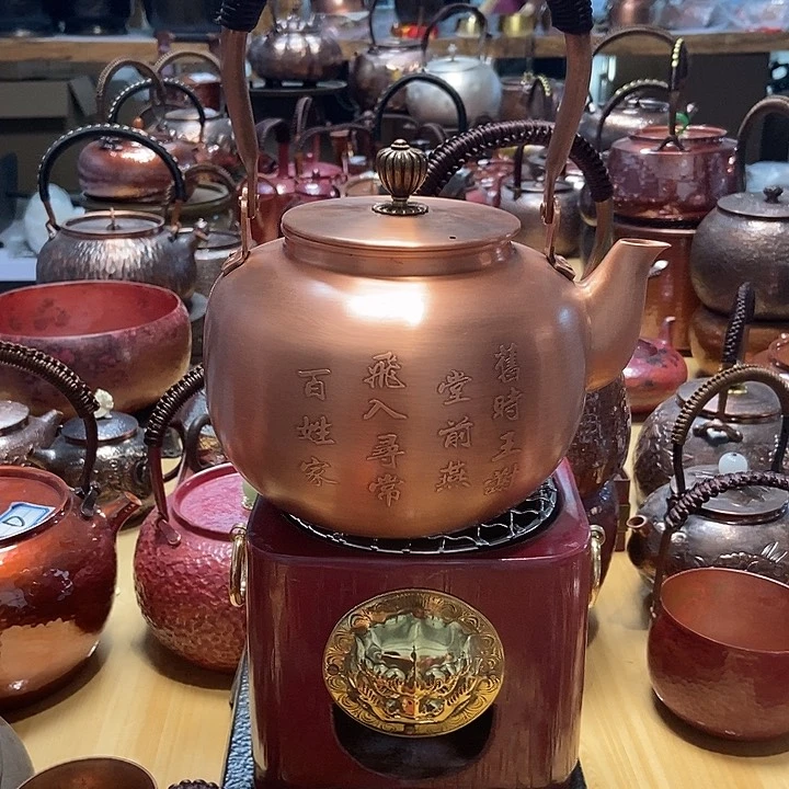 纯手工制作一铜壶制作