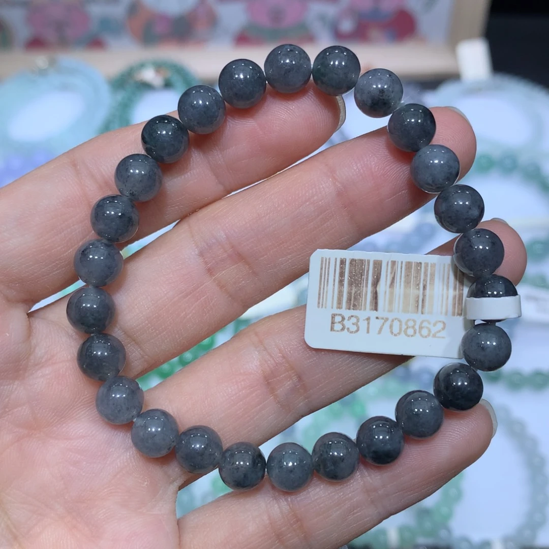 翡翠未镶嵌手链天然