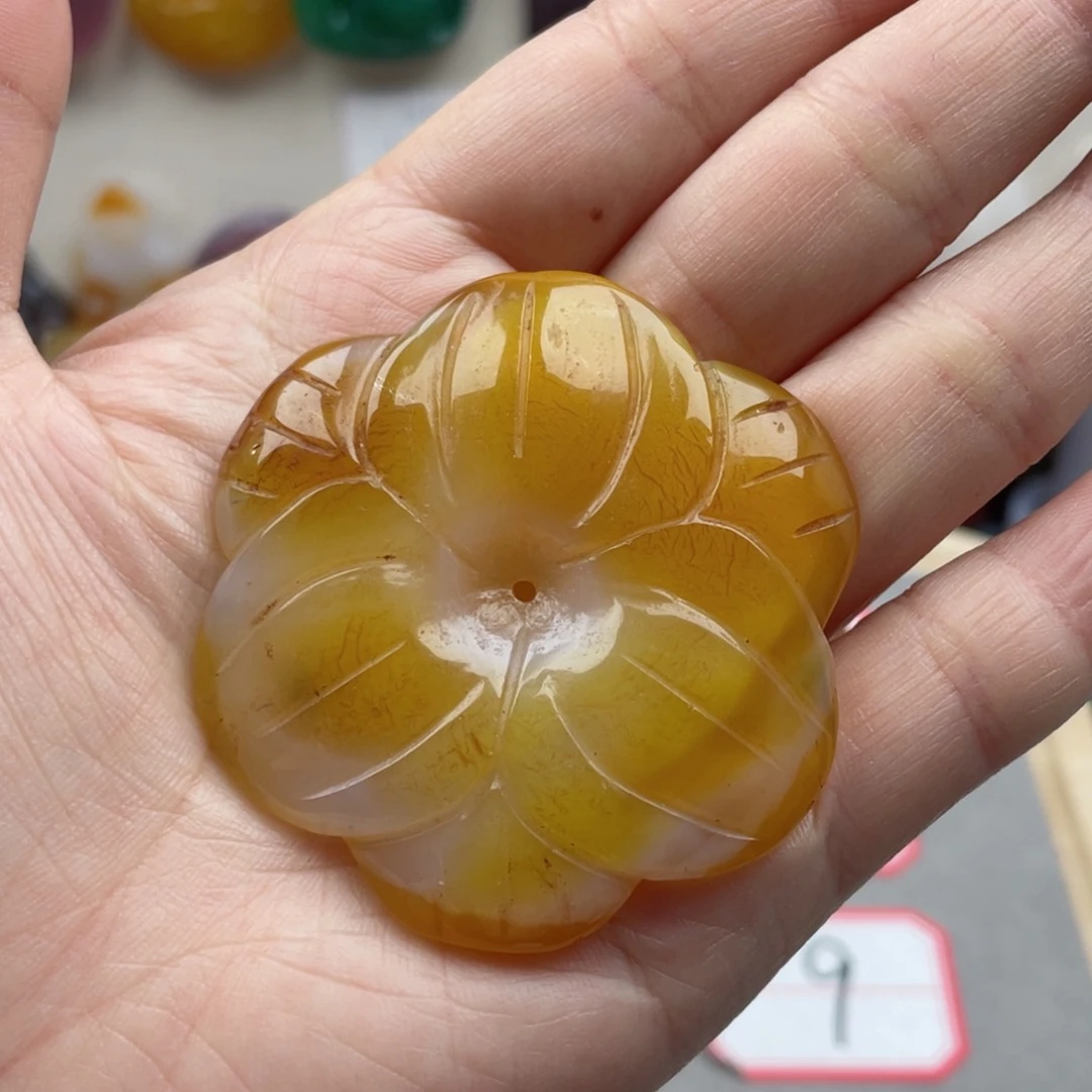 玛瑙/玉髓颈饰合金石**秀