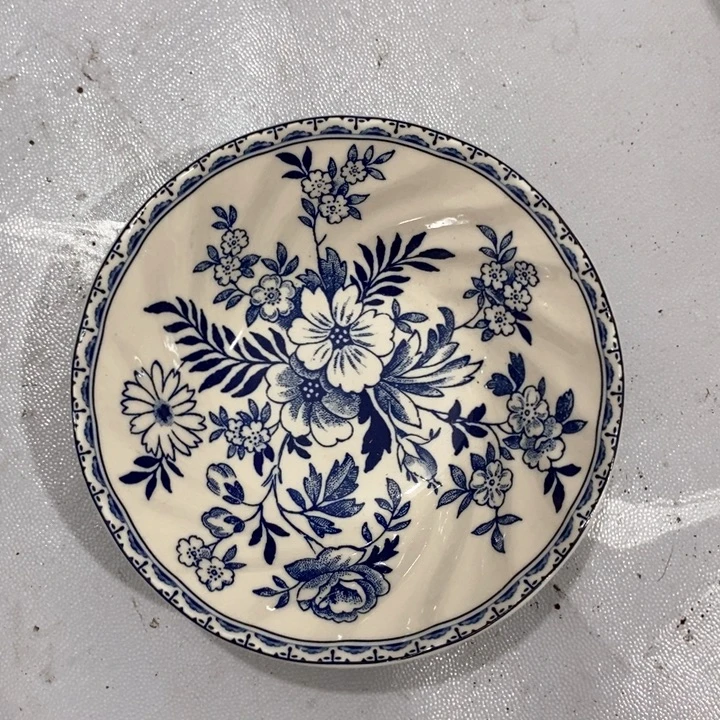 瓷片威基伍德青花碗口径15