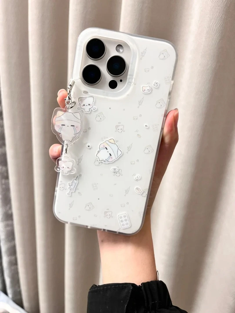 IMD裤衩猫咪适用iphone16苹果15果冻手机壳小米OPPOVIVO荣耀华为