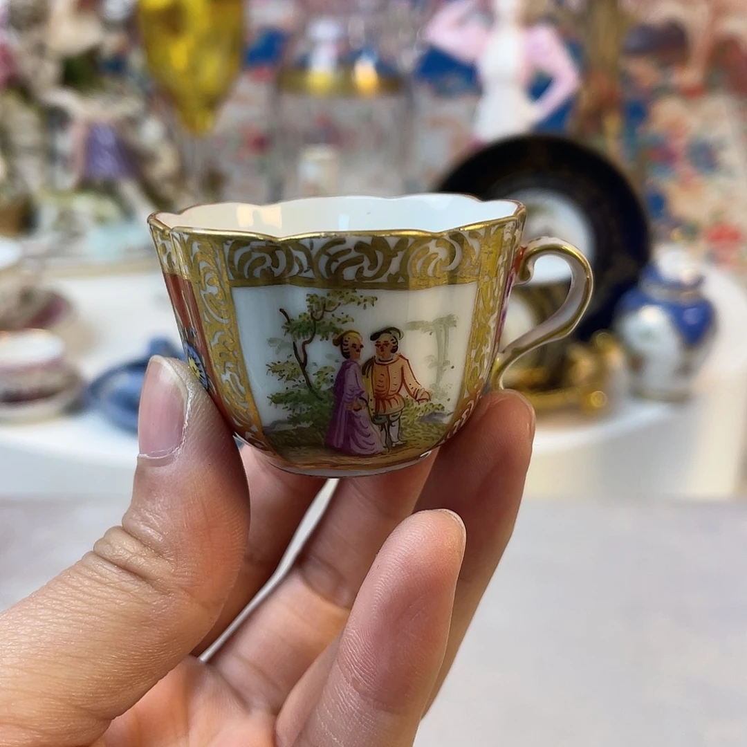 瓷器欧瓷咖啡杯水晶杯