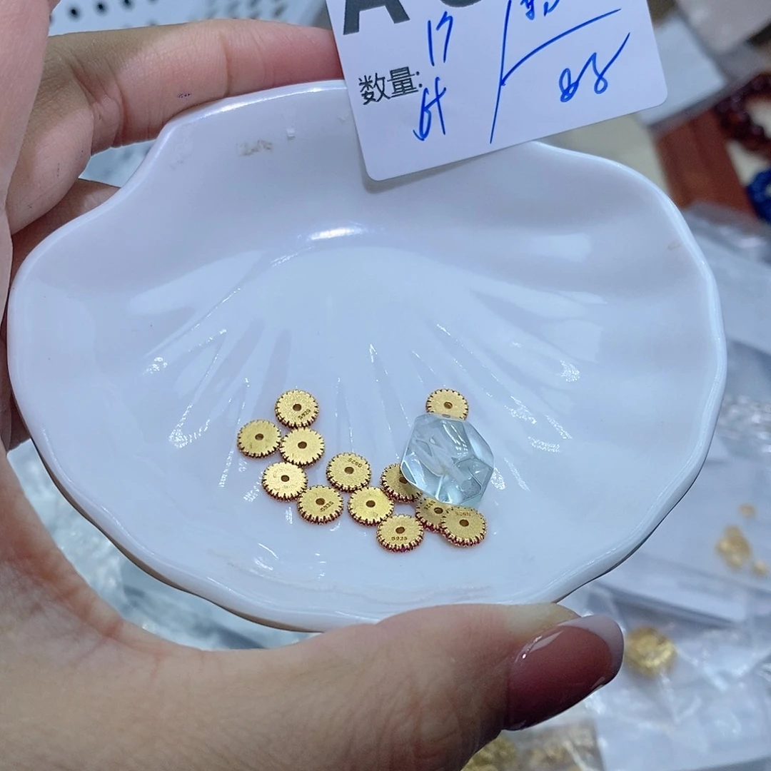 水晶珠宝半成品银S925镶嵌A81