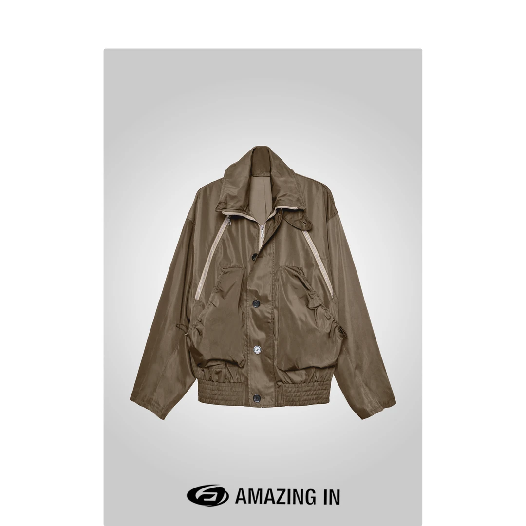 AMAZING IN | 多口袋设计 | 时尚夹克外套 A240807-QPZL-81138