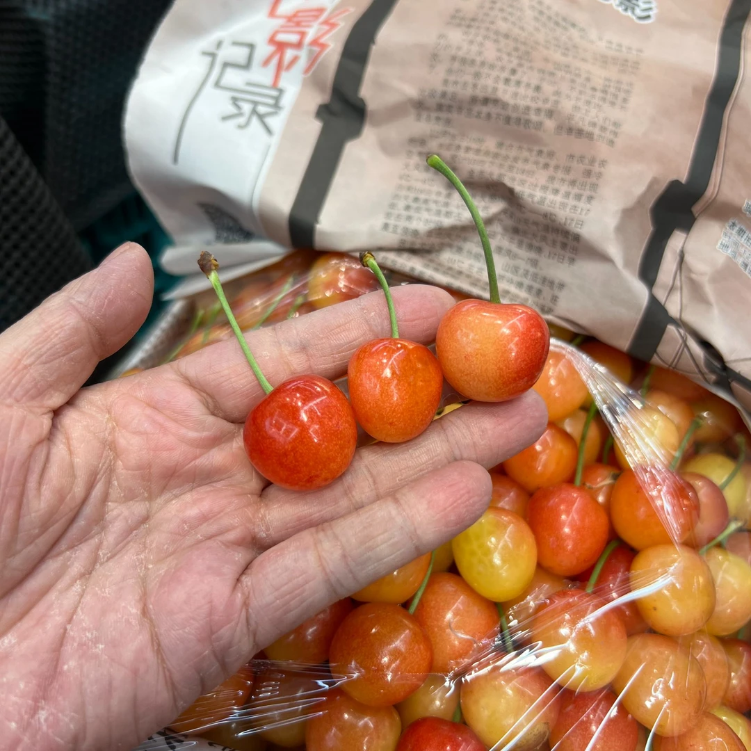 【半斤】水晶樱桃酸甜口软的2L美早