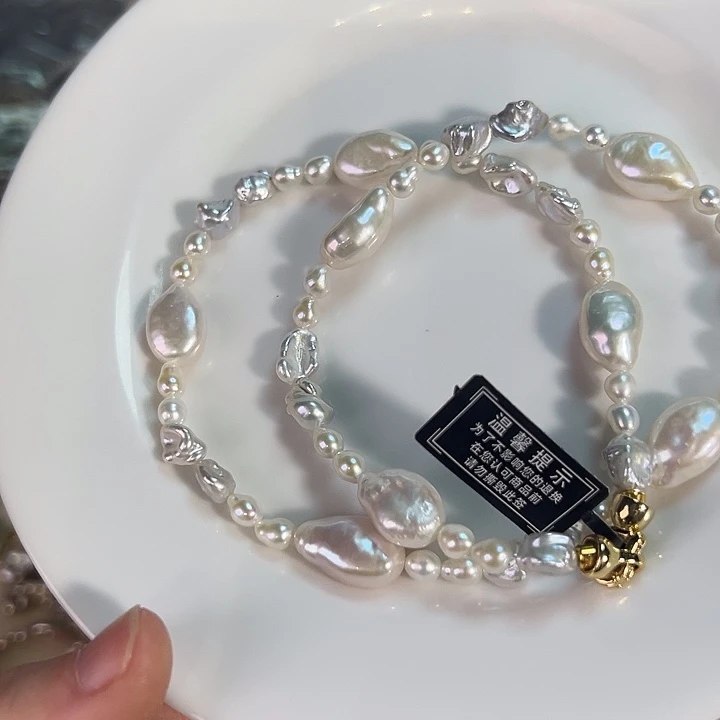 未镶嵌淡水珍珠耳饰别****?