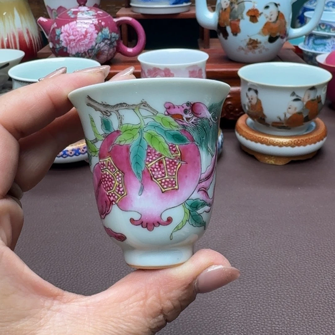 瓷片景德镇仿古手工制作精品展示