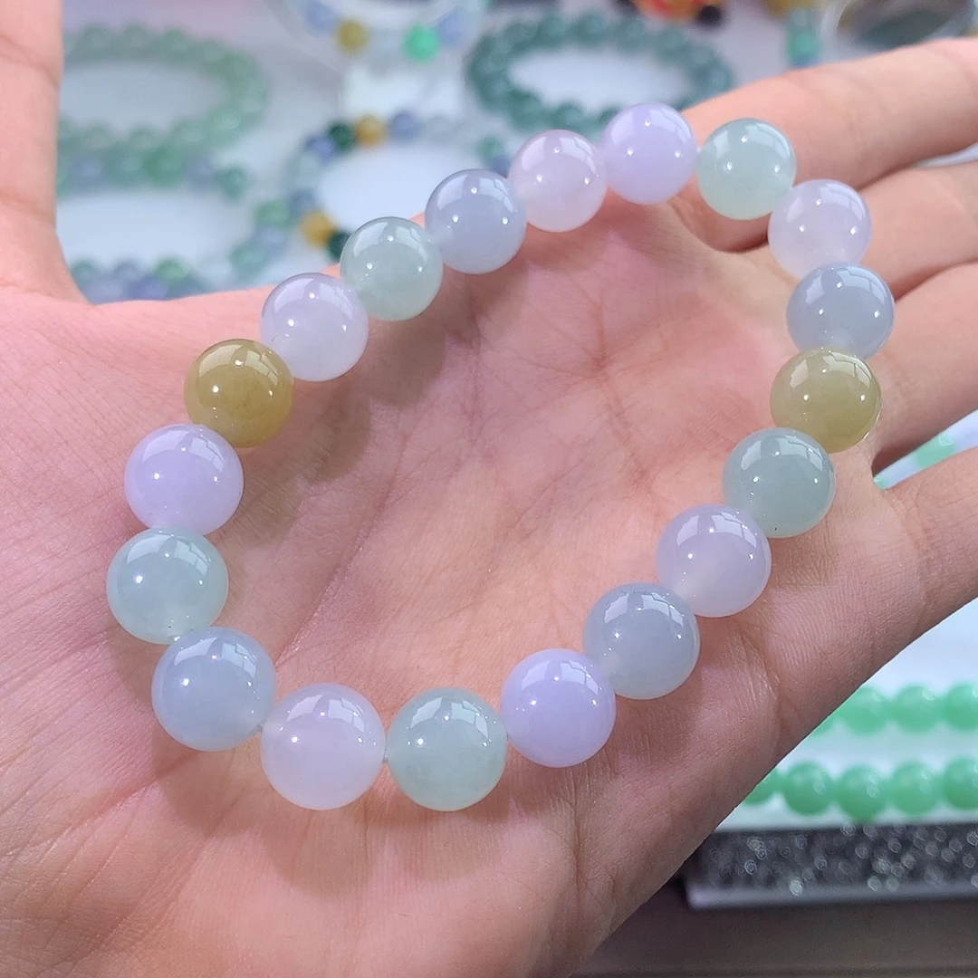 未镶嵌手链翡翠多宝手串