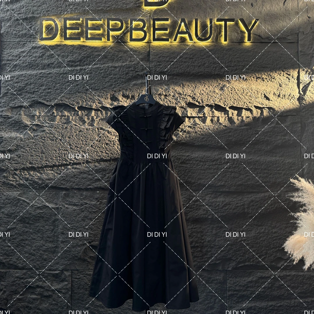 2025原创大码高定设计款新中式纽扣高级休闲显瘦25-004