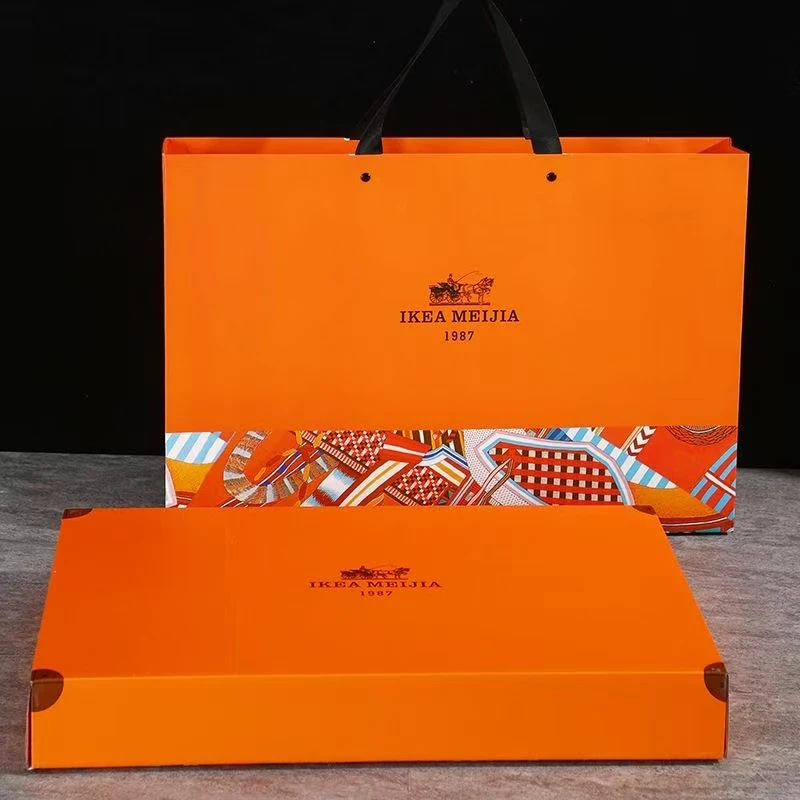 礼盒装碗勺套装橙色陶瓷高档创意礼品GT