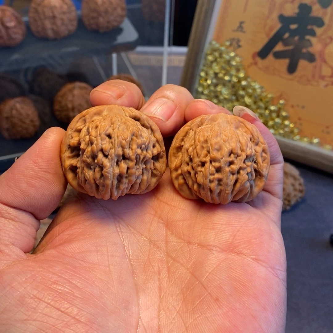 把件文玩核桃全品无修38尺四座楼