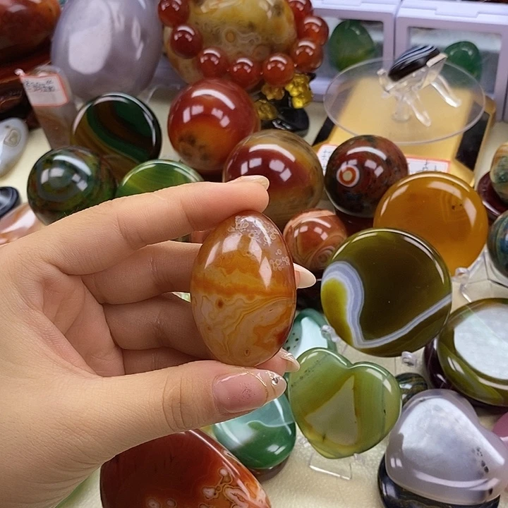未镶嵌玛瑙/玉髓珠宝奇石