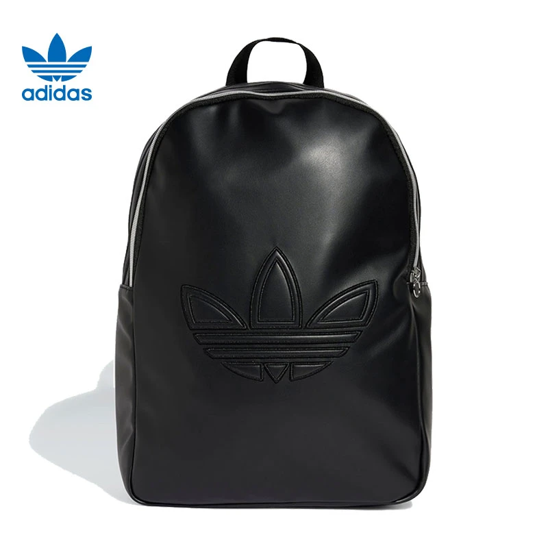 adidas/阿迪达斯三叶草男女黑色潮流运动经典休闲双肩包 IY4056