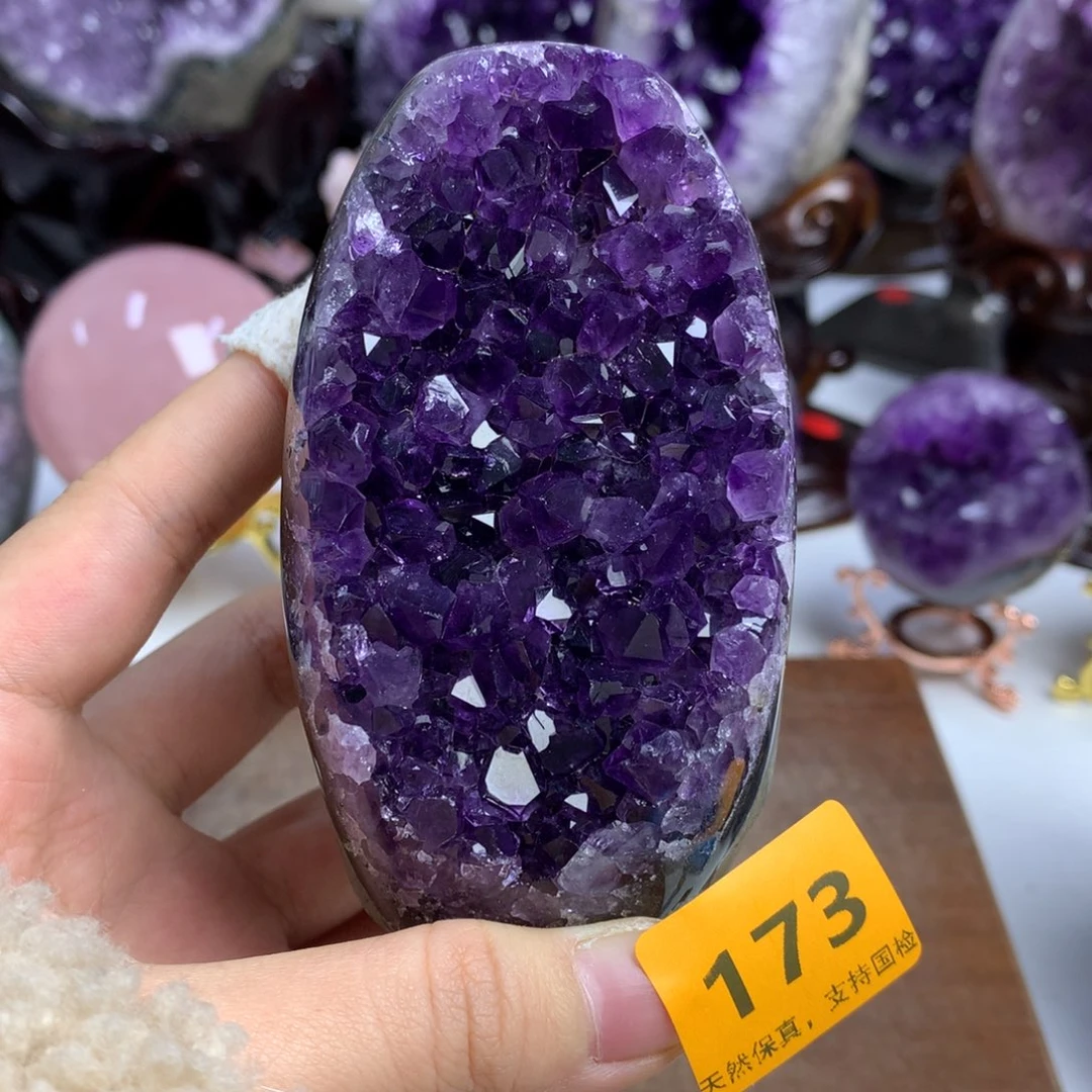 摆件紫晶未镶嵌紫晶
