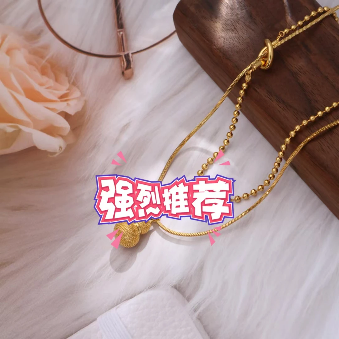 铜合金项链 《货号8646》国风葫芦项链（链长42+5）