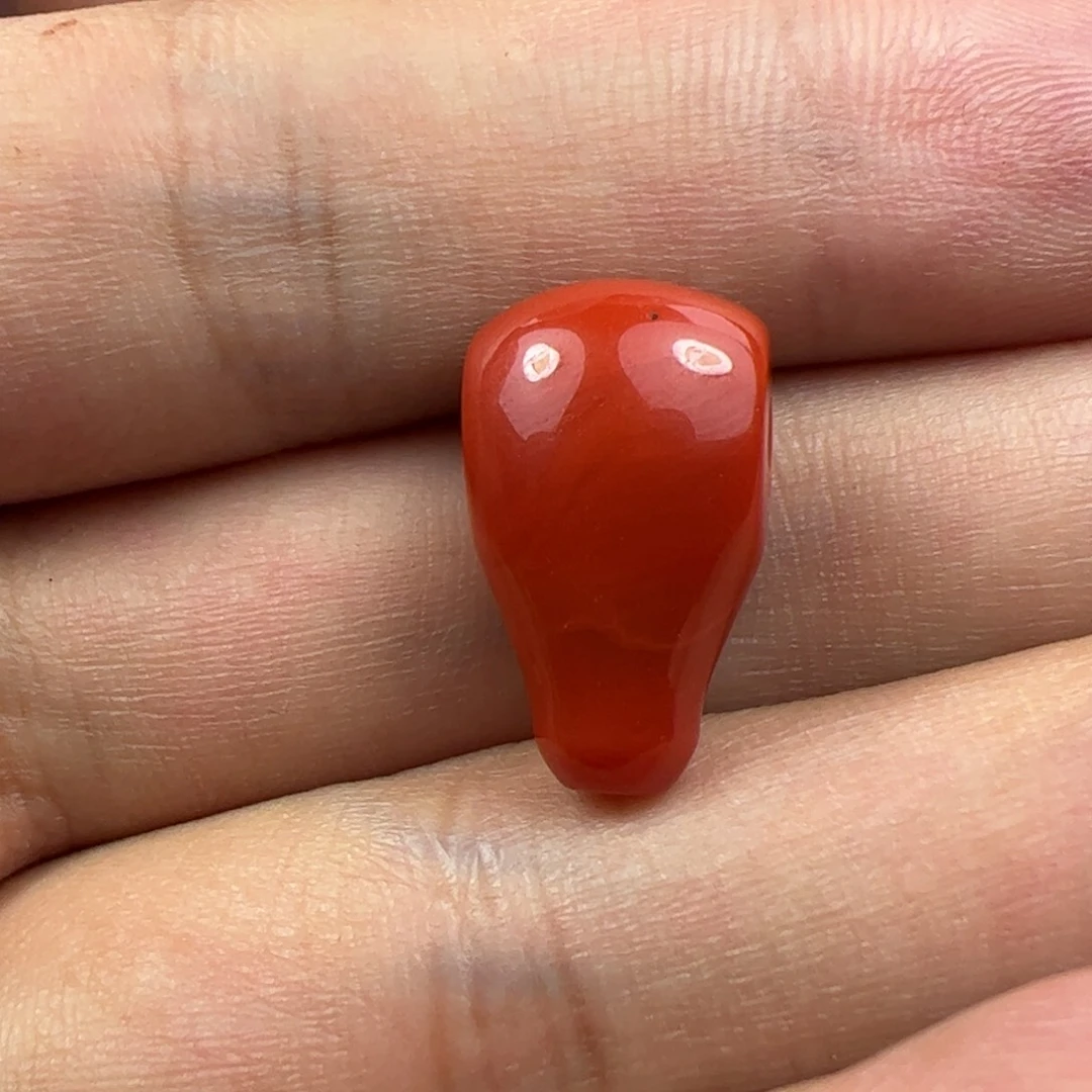 未镶嵌三通南红玛瑙