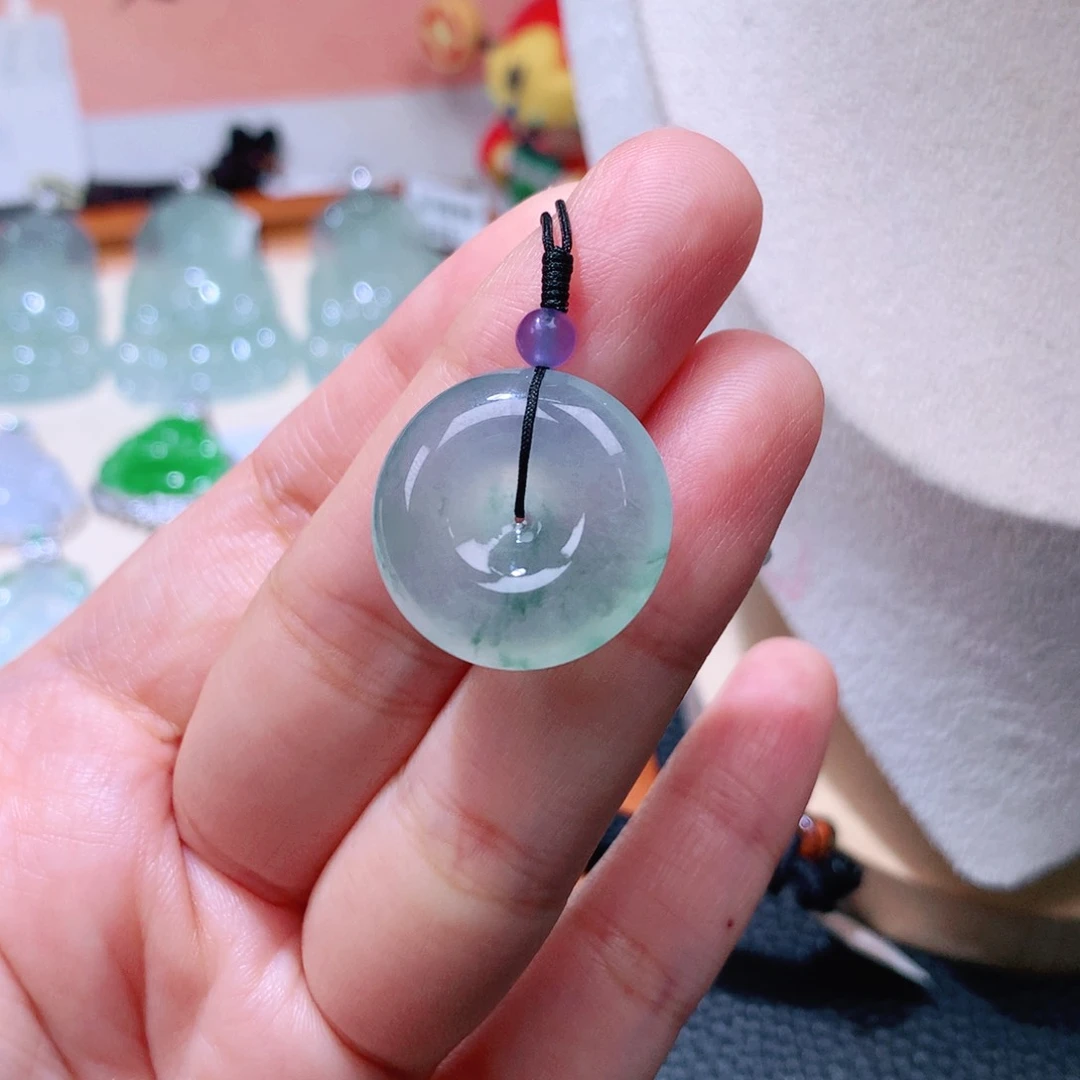 颈饰未镶嵌翡翠扣子21.8*6